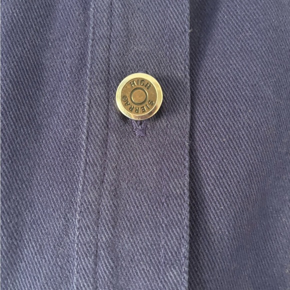 High Sierra Navy Blue Thick Weight Denim Utility Jacket - Picture 6 of 6